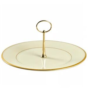 Lenox Eternal Round Serving Plate Replacement Plate READ Missing Handle